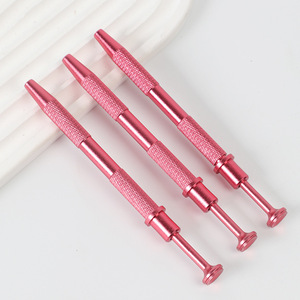 Dr. Pinzas para Pestañas Gigantes de Aleación de Aluminio Rosa, Agarre de Precisión, Herramienta para Manualidades DIY - Product Image 1