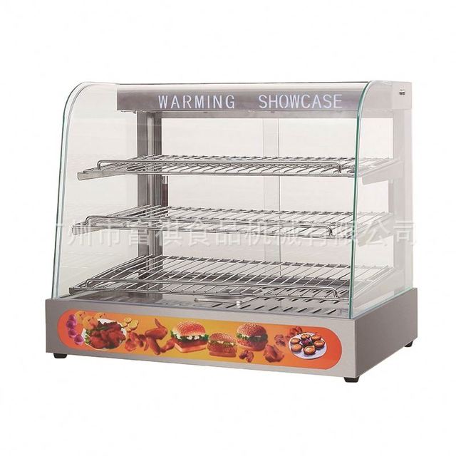 Wholesale Snack Food Hot Pot Food Warmer Display Showcase Commercial 3 Tier Food Warmer Display Electric Warmer showcase