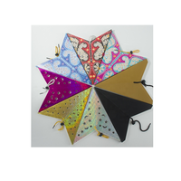 Lampes papier pliables 5 étoiles, luminaires suspendus, décoration intérieure, pour noël, lanternes en papier