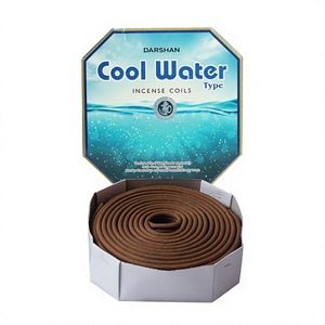 Encens en spirales de bois de cyprès indien Darshan, parfumé et aromatique pour une sensation fraîche et rafraîchissante - Product Image 1