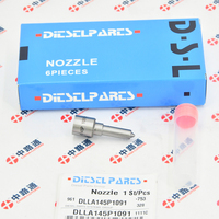 فوهة حاقن وقود ديزل كومن ريل DLLA145P1091، رأس حقن 093400-1091 لمحرك سينوتراك هوو A7 D12