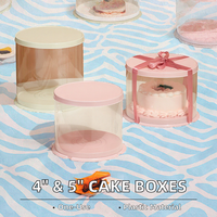 Cadre Photo en plastique PVC Transparent 4 pouces 5 pouces emballage alimentaire jetable vernissage gaufrage estampage