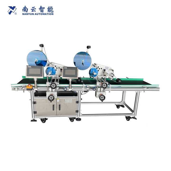 tabletop piston applicator box carton bags plane sticker machine