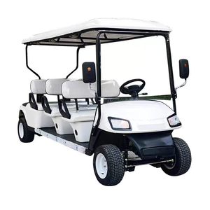 Carrito de Golf Eléctrico de 4 Ruedas y 6 Pasajeros, Color Personalizado, Baja Velocidad, para Turismo, con Certificación CE, Alcance de 30 km, Velocidad Máxima de 30 km/h - Product Image 3