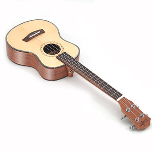 Nhà Máy Ban Đầu Gỗ Màu Logo Tùy Chỉnh 23 Inches Óc Chó Nylon Chuỗi Hawaii Ukulele - Product Image 3