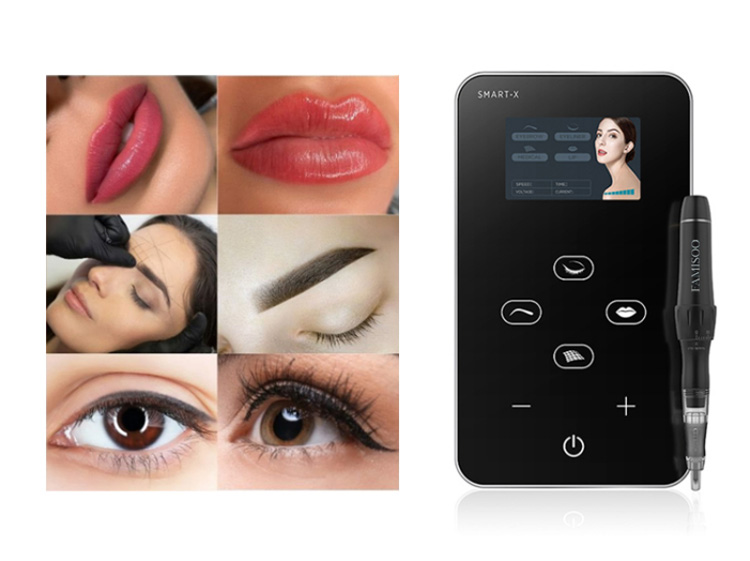 FAMISOO Wholesale Professional Lip Eyebrow Touch Control Screen Panel Professional Micro Pmu Device