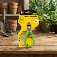 Cisaille à agrumes DIY en acier de 5,5 pouces avec poignée en plastique – Outil de coupe manuel durable et simple pour l'élagage de jardin
