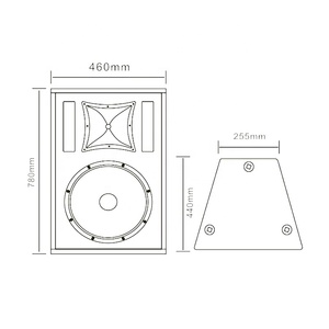 Gran oferta, 12 pulgadas, 500W, equipo de sonido de Audio de alta potencia, altavoz DJ, matriz de línea de alimentación pasiva profesional de 15 pulgadas - Product Image 2