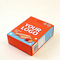 Boîte d'emballage en papier personnalisable, recyclable, de qualité alimentaire, bon marché, pour céréales, lait en poudre, collations, chocolat, desserts, vente en gros