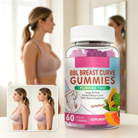 Gummies naturelles à la papaye BBL Soin des seins Soutien raffermissant Courbe corporelle Équilibre hormonal Complément alimentaire Bonbons gélifiés Adulte OEM