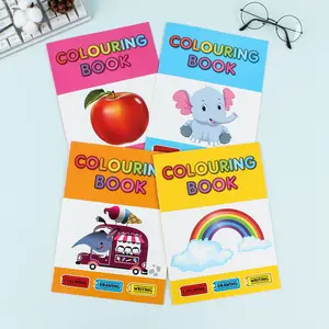 사용자 정의 인쇄 16 페이지 귀여운 쉬운 아이들 조기 교육을위한 색칠하기 책 그리기