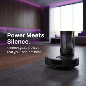 PR20-C800 Self Empty Robot Vacuum Cleaner 18000Pa Gyro Mapping Tuya APP 3in1 Sweep <b>Mop</b> Robotic Cleaner For Pet Hair - Product Image 4