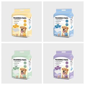 Tapis de propreté absorbants jetables pour chiots et chiens, sur mesure, OEM usine, hygiéniques, protection anti-fuites, tailles S M L XL - Product Image 1