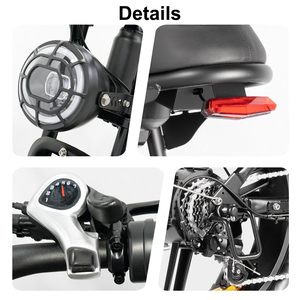 จักรยานไฟฟ้า AU Warehouse QMWHEEL V29 รุ่นแบตเตอรี่คู่ Dirt FatBike V20 สำหรับการเดินทางบนภูเขา หิมะ และถนนทั่วไป V20 / V29 จักรยาน AU War - Product Image 3