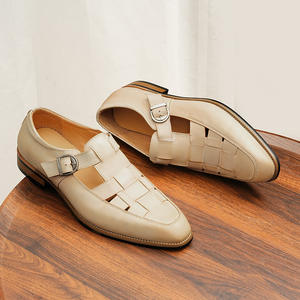 Chaussures en cuir pour hommes de qualité supérieure, style business casual, chaussures en cuir tendance pour le bureau. - Product Image 4