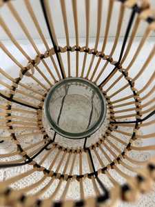 Portavelas de ratán, decoración navideña y de Halloween para el hogar y el jardín, linterna ecológica de metal, linterna ligera, precio económico - Product Image 4