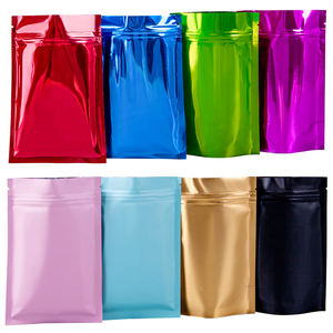 Bolsa de plástico con cremallera de pie 43 # plana <span class=keywords><strong>y</strong></span> 114 # con papel de aluminio colorido brillante/mate para embalaje de alimentos para leche - Product Image 6