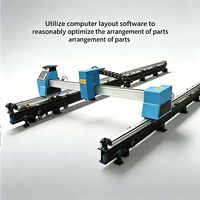 Cortadora de Plasma CNC Portátil de 2 Ejes 1.5x3m para Acero/Aluminio (F2100B) Máquinas de Corte por Plasma CNC