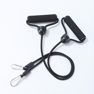 <span class=keywords><strong>Corde</strong></span> de traction universelle <span class=keywords><strong>pour</strong></span> fitness avec poignées en mousse, compatible avec la plateforme vibrante, le stepper et l'appareil d'entraînement abdominal - Product Image 2