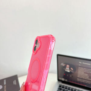 Funda Transparente <span class=keywords><strong>para</strong></span> Teléfono con Purpurina 3 en 1 de TPU+PC <span class=keywords><strong>para</strong></span> <span class=keywords><strong>iPhone</strong></span> <span class=keywords><strong>11</strong></span> 12 13 14 15 16 Pro Max, Carga Inalámbrica, Magnética, Antigolpes, Brillante - Product Image 5