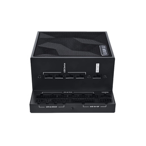 LIANLI EG850G สีดำ 80 PLUS PLATINUM พร้อมฮับ USB ชุดจ่ายไฟแบบ Full-Modular ATX 3.1 PSU 850W รุ่นเต็มรูปแบบ สำหรับพีซี สีขาว - Product Image 5
