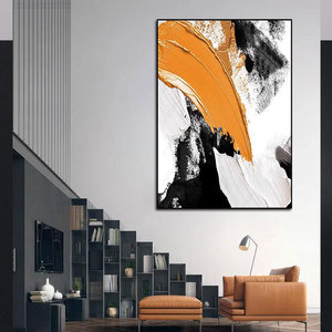 Nghệ Thuật Ban Đầu Kích Thước Lớn Hình Ảnh Trang Trí Nội Thất Tường Nghệ Thuật Trừu Tượng Sơn Dầu Vẽ Tay 3D Vải - Product Image 3