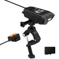 Caméra de casque de vélo K WiFi avec écran de 2,0 pouces, EIS anti-vibration, étanche IP67, caméra sportive pour moto