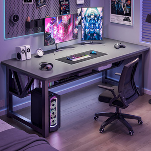 <span class=keywords><strong>Bureau</strong></span> de jeu convertible moderne en bois <span class=keywords><strong>avec</strong></span> étagère et <span class=keywords><strong>tiroir</strong></span>, édition YQ A41-Gaming, respectueux de l'environnement - Product Image 1