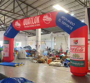 Başlangıç bitiş çizgisi afişler ve güçlü Blower şişme kemer yarış açık reklam promosyon ile şişme kemer - Product Image 2