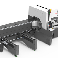 Machine de biseautage de coupe de tuyau de fer SS à montage latéral Machine de découpe laser CNC de 230mm de diamètre pour tuyau en acier