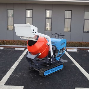 เครื่องผสมคอนกรีตแบบพกพา Jzc350 เครื่องผสมคอนกรีตขนาดเล็กแบบพกพาพร้อมปั๊ม เครื่องผสมคอนกรีตแบบมีปั๊มติดรถพ่วง - Product Image 3