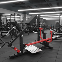 Máquina de entrenamiento de fuerza de acero para fitness comercial, máquina de entrenamiento de espalda, T-Bar Row