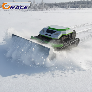 CE EPA Approved All Terrain Grass Cutting Machine Agriculture Rubber Tracks Remote Control <strong>Robot</strong> <strong>Lawn</strong> <strong>Mower</strong> With Snow Sweeper - Product Image 3