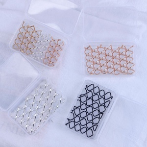 Đóng Gói Tùy Chỉnh Logo Hộp Tóc Pins <span class=keywords><strong>Set</strong></span> U Shape Antique Blonde Vàng Đen Tóc Clip Hairgrip Cặp Tóc Kim Loại Xoắn Ốc Tóc Pin - Product Image 2