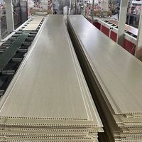 Panel de Pared de PVC Laminado Económico, Color Madera, Falso Techo de PVC, Impresión de Azulejos, Estampado en Caliente, Panel de Techo de PVC Blanco Puro Cromado