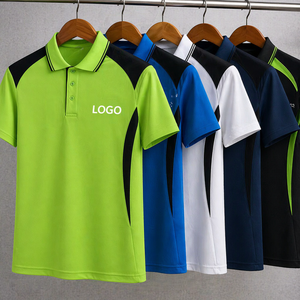 Camisetas Polo Deportivas de Manga Corta para Hombre, de Secado Rápido, Transpirables, para Correr y Entrenar, Personalizadas con Logotipo Bordado - Product Image 1