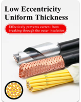 Cable Multifilar Flexible de Cobre 450/750V Kvv Kvvr Kvvp Kvvp22 Kvvrp con Aislamiento XLPE y Revestimiento de PVC IP44 -55~200