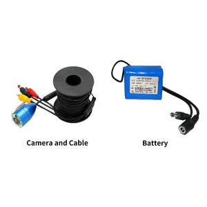 Caméra de pêche sous-marine étanche IP68 HD 720P avec écran IPS 7,0 pouces, câble de 30 m et 12 LED pour la pêche en mer - Product Image 4