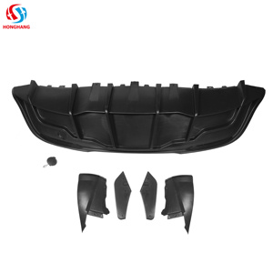 Honghangigh qualità accessori <span class=keywords><strong>auti</strong></span> stile Vorsteine paraurti posteriore in fibra di carbonio labbro diffusore posteriore per <span class=keywords><strong>tesla</strong></span> Model Y 2019-2021 - Product Image 2