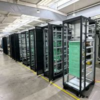 Armoire de serveur de stockage robuste sur mesure, rack d'équipement informatique pour centre de données, fabrication d'enclos en tôle sur mesure