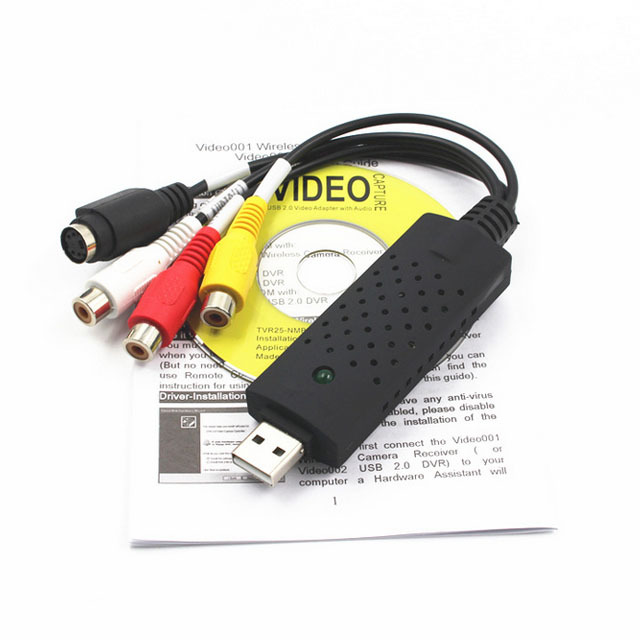USB VHS to DVD Audio Video Converter Capture Full Scart DVD with RCA Connector