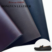 Échantillons Gratuits Cuir Microfibre Imperméable à Grain Fin Résistant à l'Usure Écologique pour Chaussures Sacs Meubles Décoratifs HY02QD