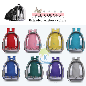 1 adet taşınabilir kedi kapsül sırt çantası nefes açık taşınabilir evcil hayvan sırt çantası taşıyıcı kediler ve köpekler dış mekan ürünleri - Product Image 6