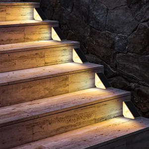 Outdoor Led Solar Deck Stairs Step Lights Home Decor Patio Path Lights Solar Led Garden Lights