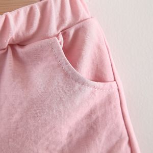 calidad de algodón lavado apple Impresión de verano niño niños ropa de verano conjuntos de vuelta a la escuela chica de trajes - Product Image 4
