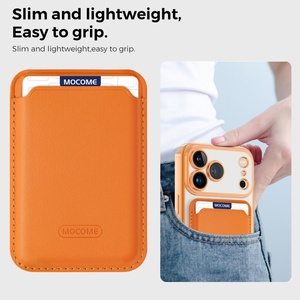 เคสโทรศัพท์ใสแบบแม่เหล็กสำหรับใส่บัตรธุรกิจ สำหรับ iPhone 17 12 13 14 15 16 Pro Max 17 Air พร้อมฟิล์มกระจกป้องกันเลนส์ กันกระแทก - Product Image 6