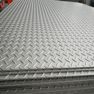 Hot Rolled Standard Steel Checkered Plate Sizes Checker Plate Thickened Carbon Checkered Plate