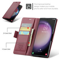 CaseMe étui RFID personnalisé pour Samsung S23 ultra Kickstand étui magnétique en cuir Flip Card Case pour Samsung S25 S24 S23 ultra Wallet