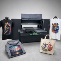 Beste Multi Custom Grote Formaat Epson I3200 Flatbed Textiel Industriële Direct-to-Garment T-shirt Printmachine DTG Printer