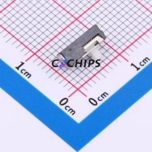 K3-1286L-F2 Slide Switch Through hole Component (THT) Switch Single Pole Double Throw Rectangle Pin Header PC Pin 8.8mm - Product Image 2